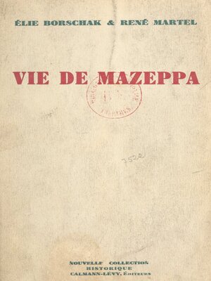 cover image of Vie de Mazeppa